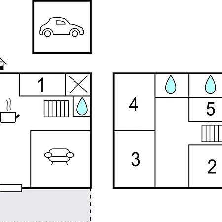 5 Bedroom Cozy In Prázdninový dům *